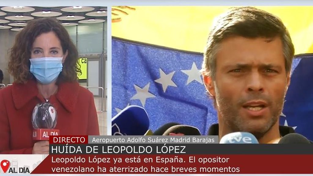 El opositor venezolano Leopoldo López ha llegado a Madrid