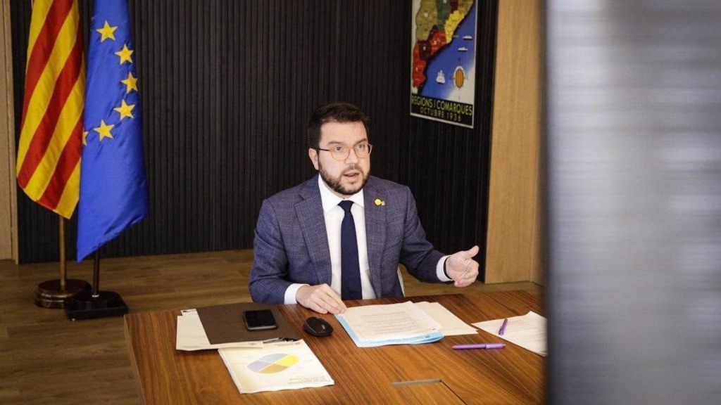 Aragonès reivindica ante a Von der Leyen que Cataluña celebre un referéndum Aragonès reivindica ante a Von der Leyen que Cataluña celebre un referéndum