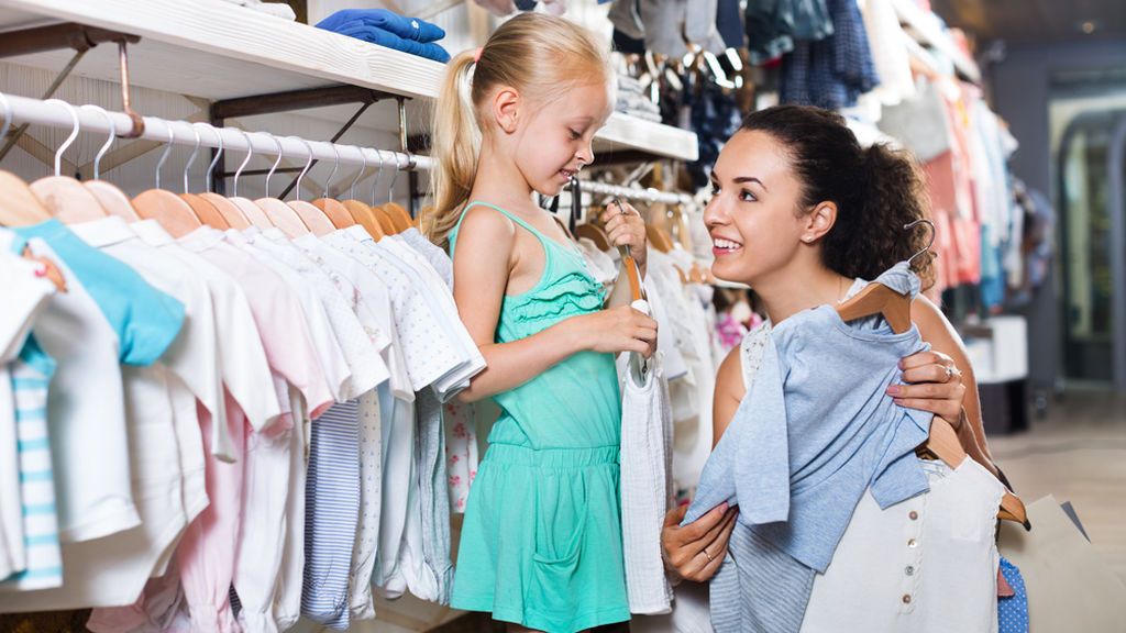 Será muy importante que los pequeños lleven ropa y calzado que sean cómodos.