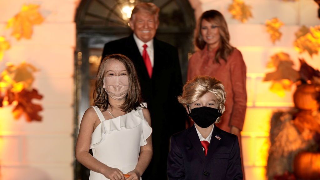 Halloween Trump y Melania