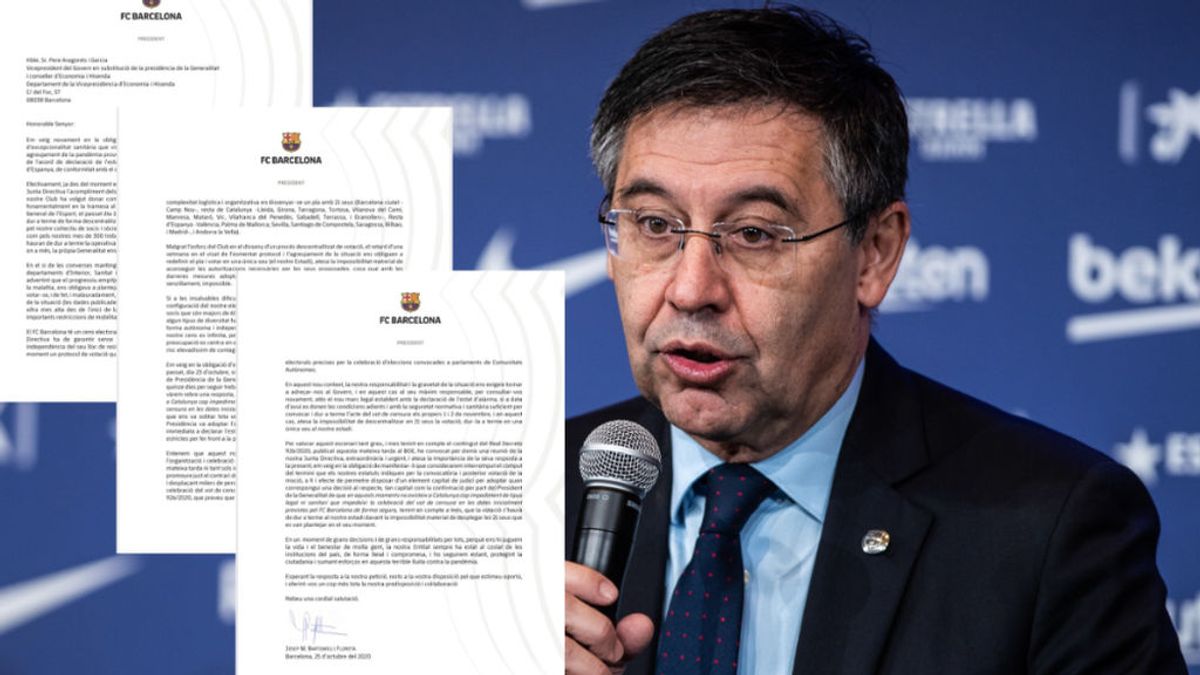 El regate de Bartomeu a la moción de censura: cuestiona la viabilidad de la votación por el estado de alarma El regate de Bartomeu a la moción de censura: cuestiona la viabilidad de la votación por el estado de alarma