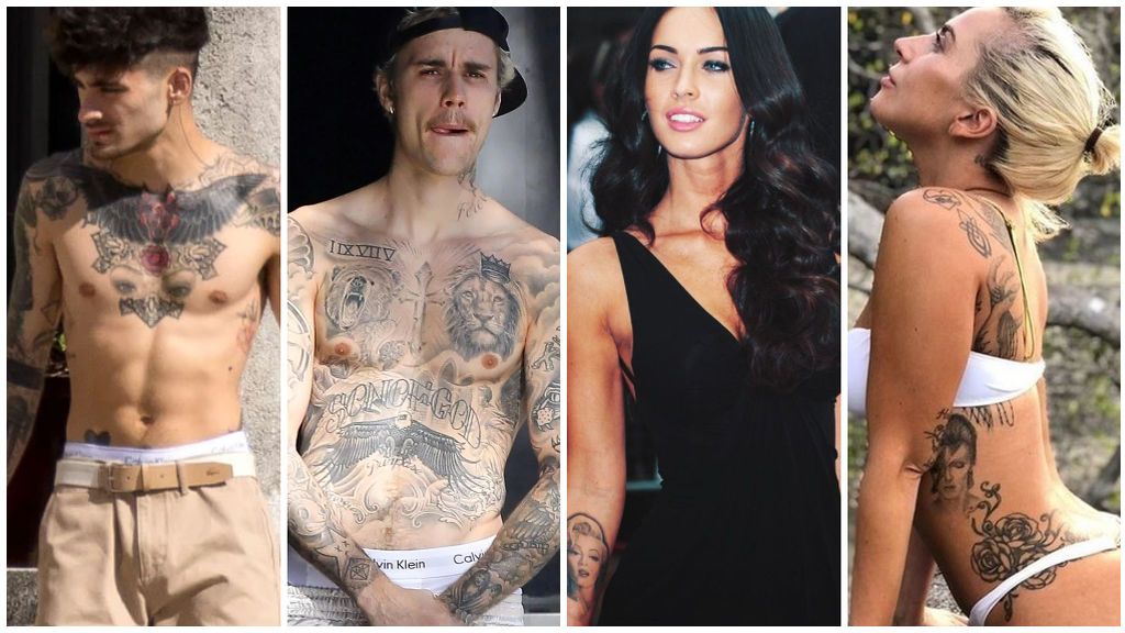 Zayn Malik, Justin Bieber o Lady Gaga: ocho famosos que tienen tatuadas a otras celebrities