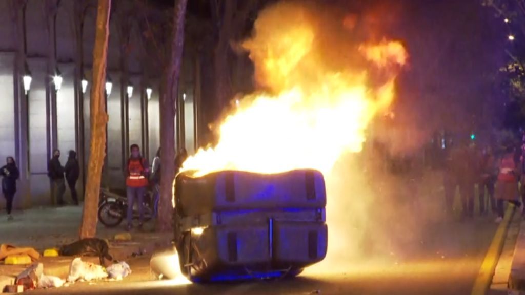 Manifestación en Cataluña por las restricciones