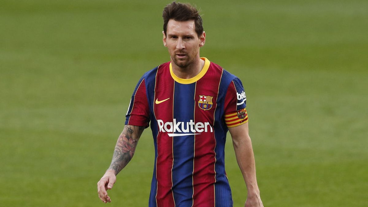 Leo Messi, durante un momento del Clásico en el Camp Nou. Leo Messi, durante un momento del Clásico en el Camp Nou.