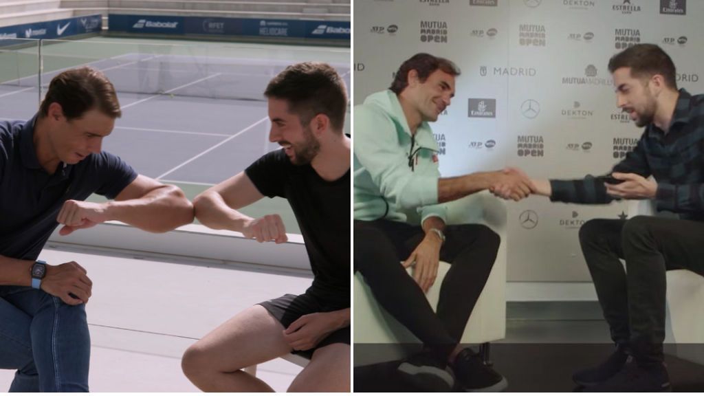 El vacile de Rafa Nadal a David Broncano con su admirado Federer: "Creo que no se acuerda de ti" El vacile de Rafa Nadal a David Broncano con su admirado Federer: "Creo que no se acuerda de ti"