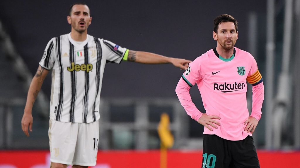 Messi marcó el segundo gol del partido ante la Juventus.