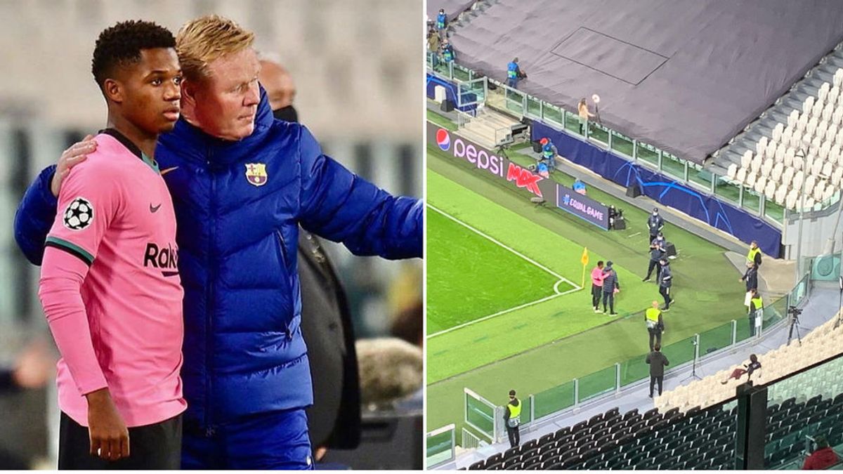 El detallazo de Ansu Fati con un recogepelotas de la Juventus: salió del vestuario para darle un reglado El detallazo de Ansu Fati con un recogepelotas de la Juventus: salió del vestuario para darle un reglado