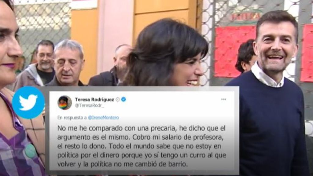 Teresa Rodríguez e Irene Montero 'a navajazo limpio'