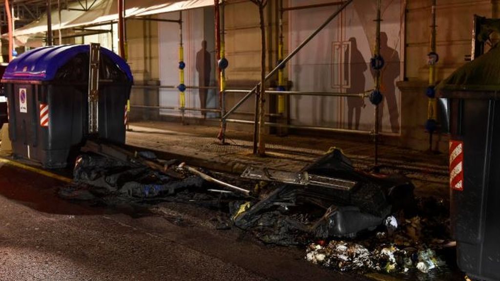 Fuertes incidentes contra el toque de queda en Bilbao