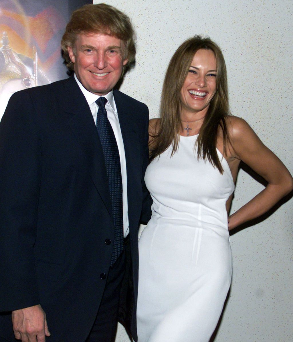 Trump y Melania en 1999