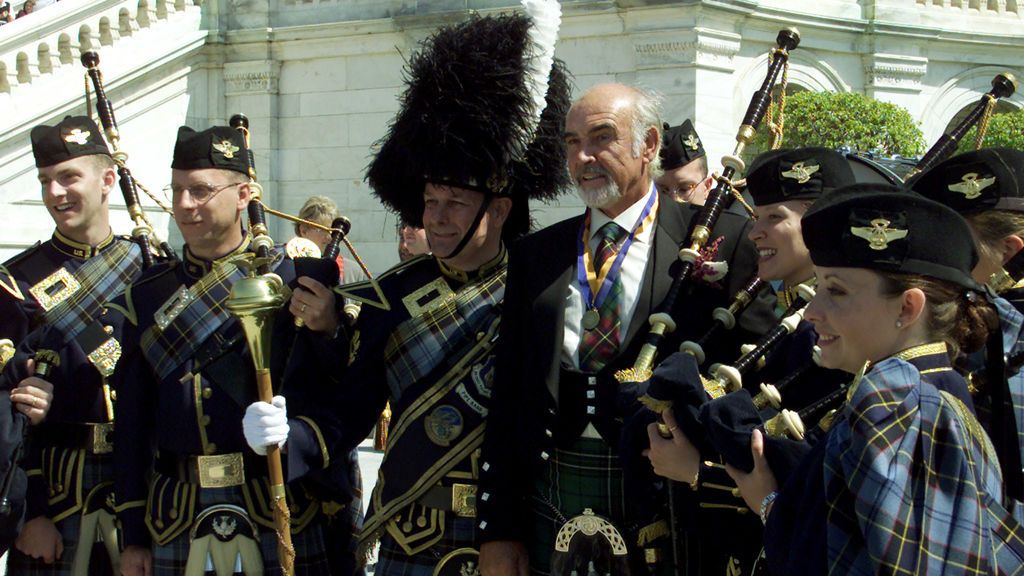 Sean Connery recibiendo el Premio William Wallace