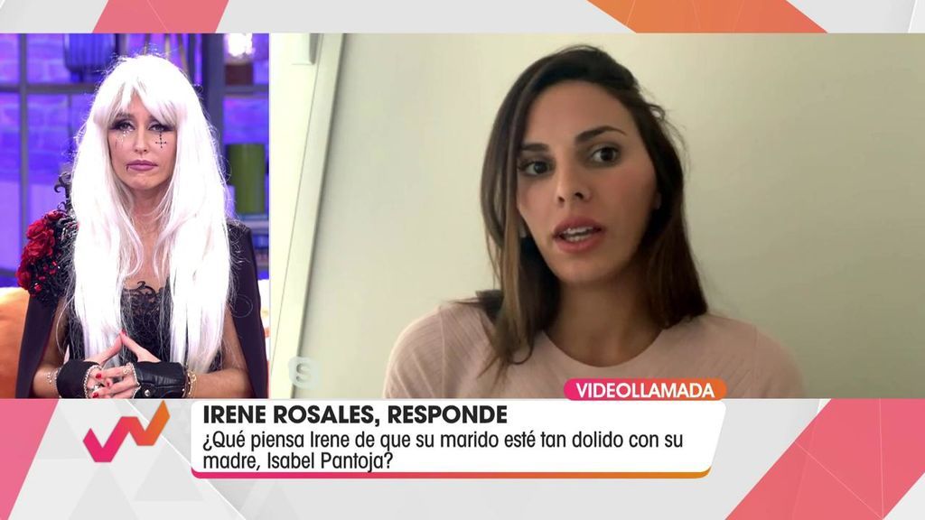 Irene Rosales se pronuncia sobre las últimas declaraciones de su marido
