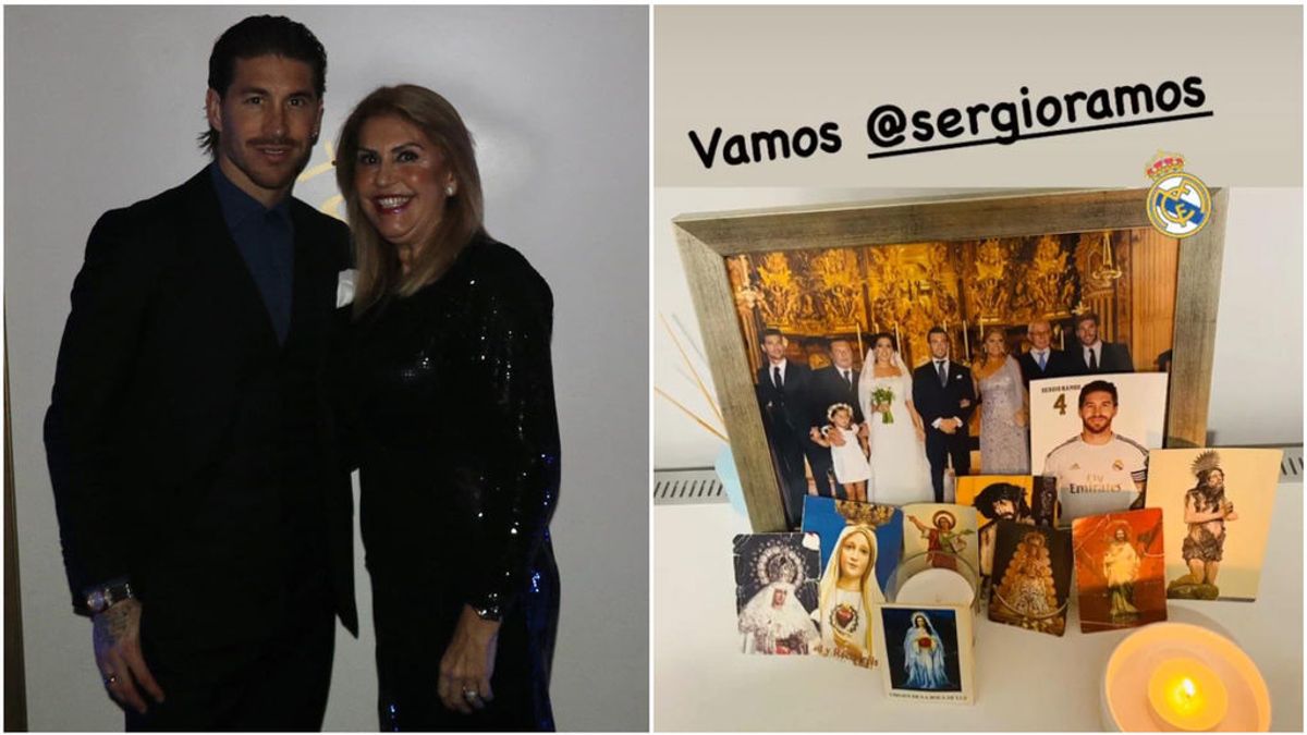 El altar de la madre de Sergio Ramos cada vez que juega el Real Madrid: “Costumbres de mamá”