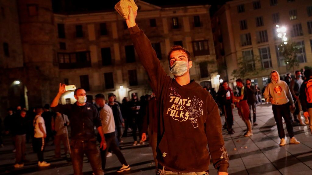 Protestas contra las restricciones por la covid en Barcelona