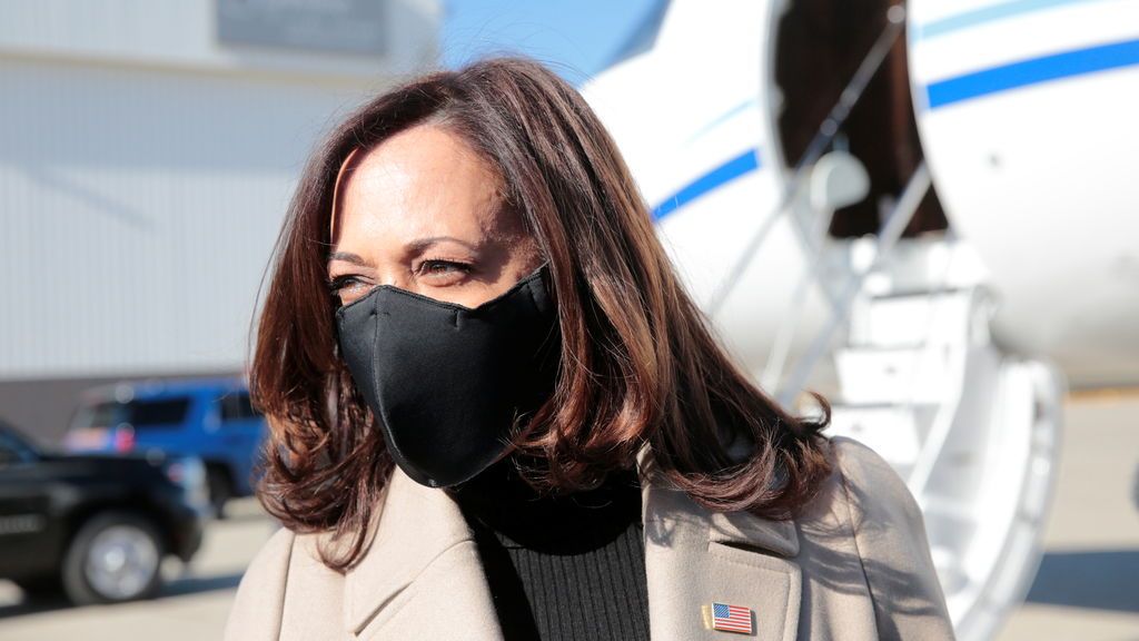 Kamala Harris aeropuerto