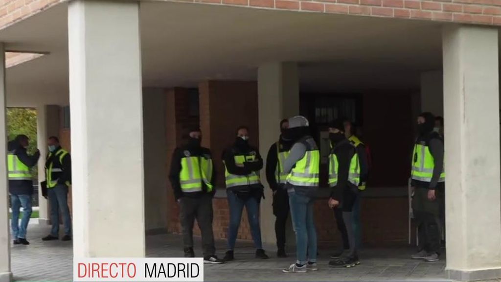 Operación policial contra los narcopisos en el barrio La Latina, en Madrid