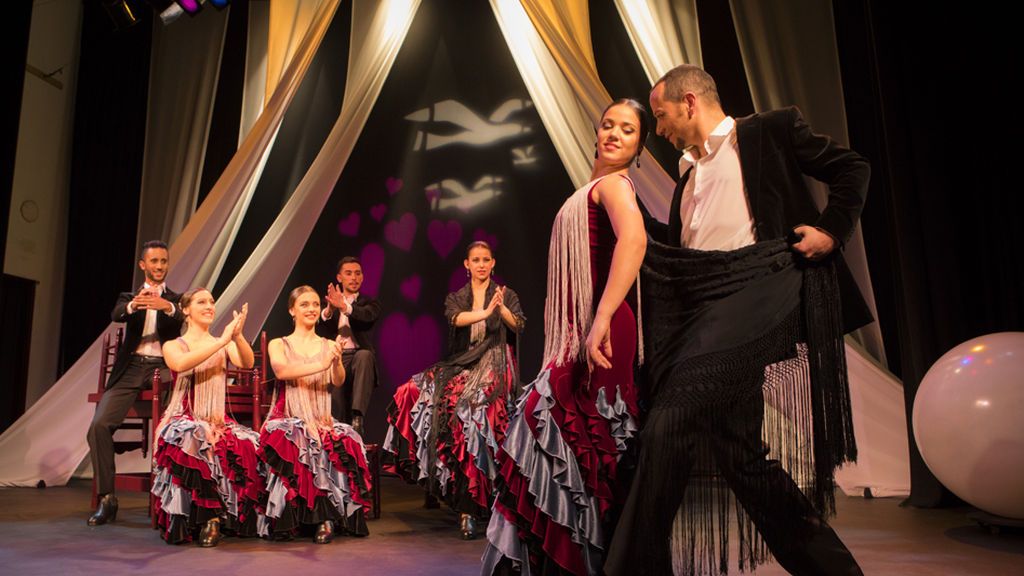 El espectáculo Bailaores de flamenco.