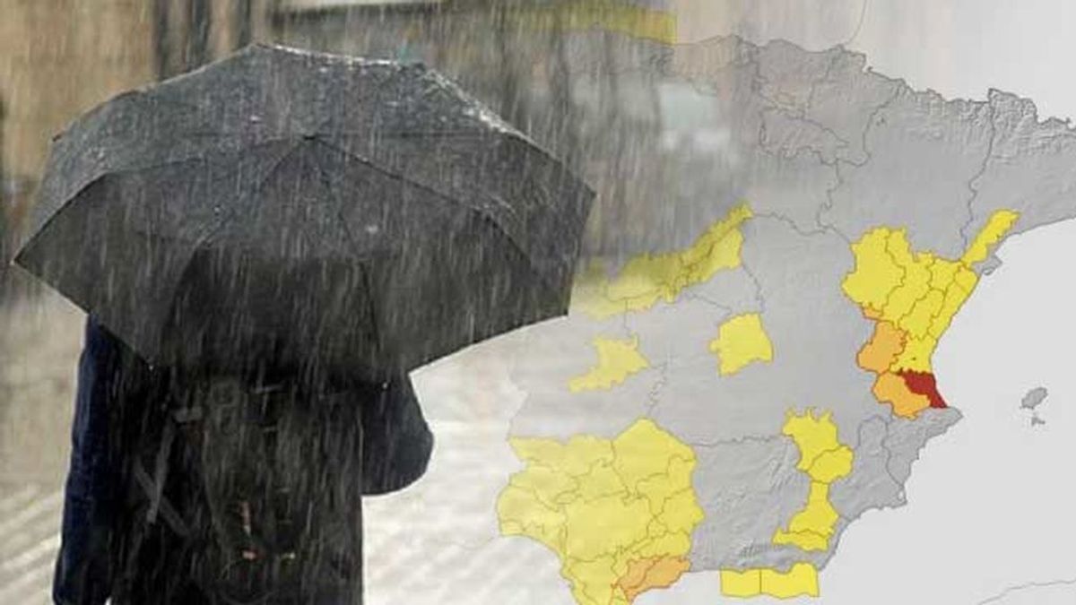 El temporal se agrava en Valencia: aviso rojo por riesgo extremo esta tarde