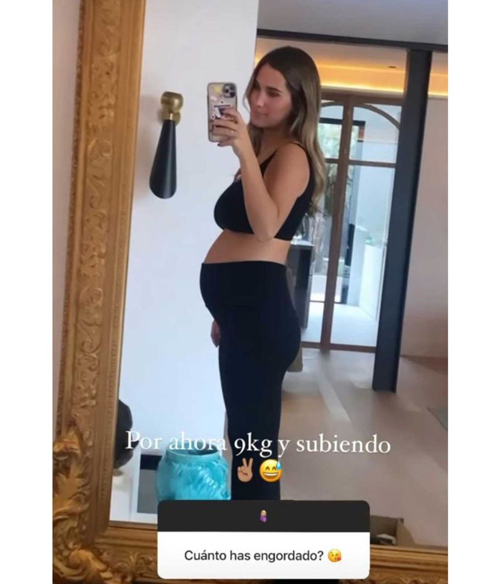María Pombo revela cuántos kilos ha engordado durante su embarazo