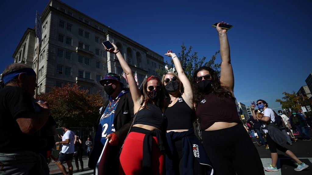 Biden, presidente electo de EEUU: así se celebra en las calles