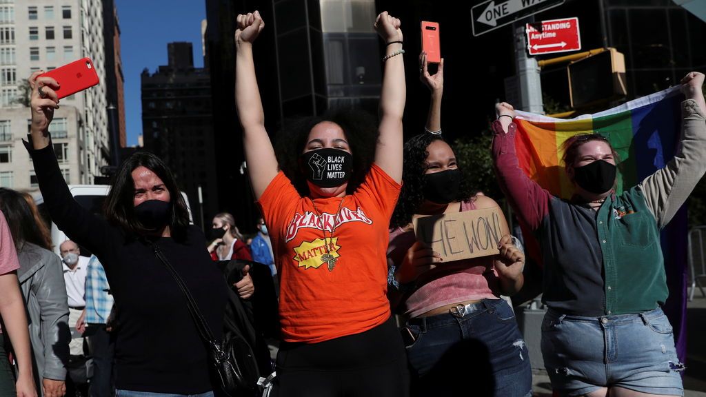 Biden, presidente electo de EEUU: así se celebra en las calles