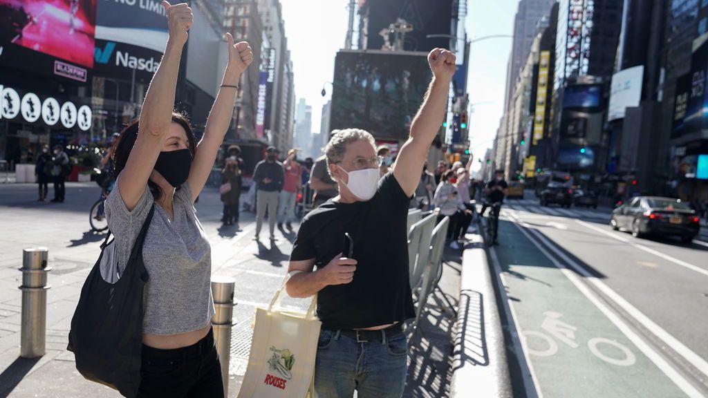 Biden, presidente electo de EEUU: así se celebra en las calles