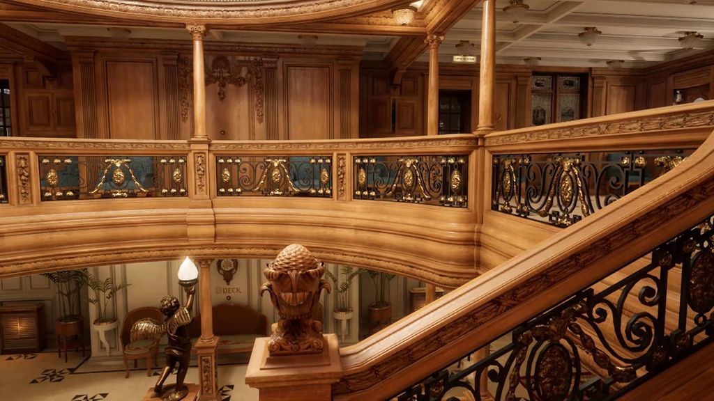 La escalinata de primera clase