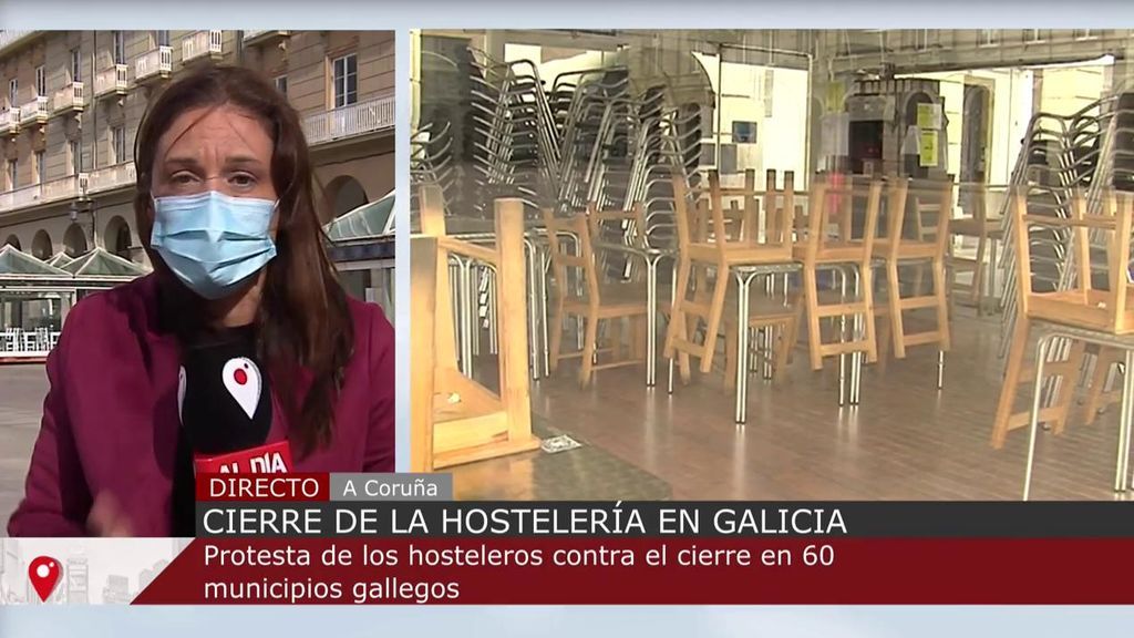 Los hosteleros de Galicia se echan a la calle contra el cierre que afecta a 60 municipios