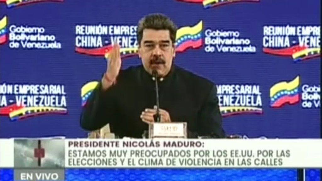 Maduro rebaja el tono con EEUU: “Queremos tener las mejores relaciones sin importar quién gane las elecciones”
