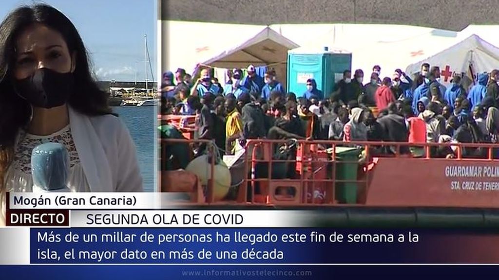 Canarias vive la mayor llegada de migrantes desde 2006: 1600 en lo que va de fin de semana
