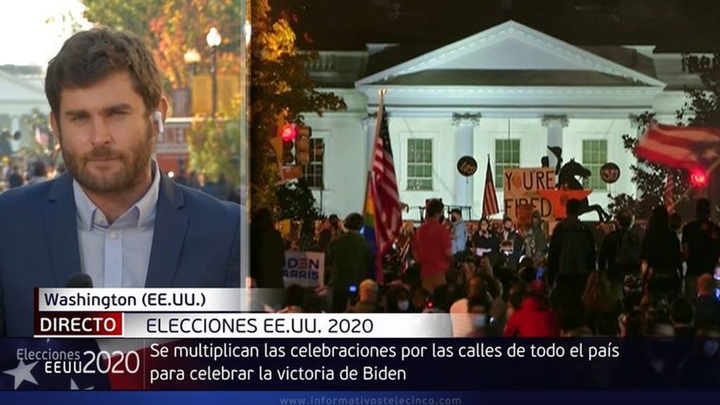 Se multiplican las celebraciones por todo Estados Unidos para celebrar la victoria de Biden
