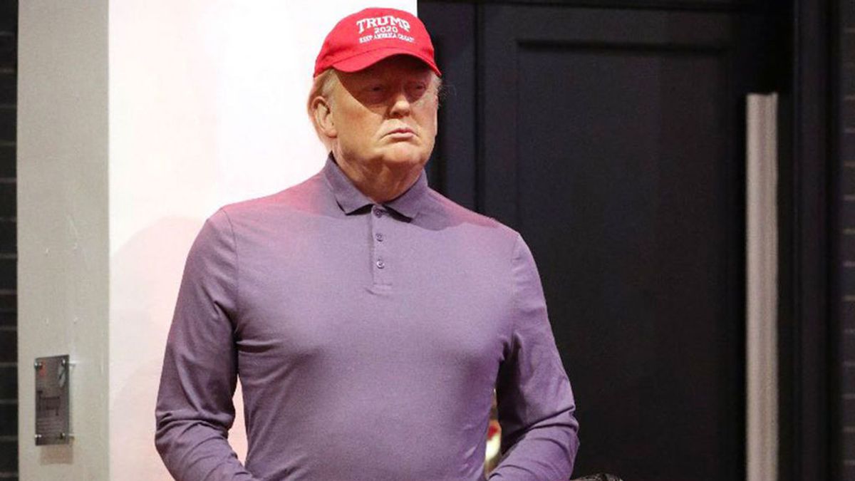 Un museo de cera viste a Trump de golfista porque "va a dedicar más tiempo a su deporte favorito"