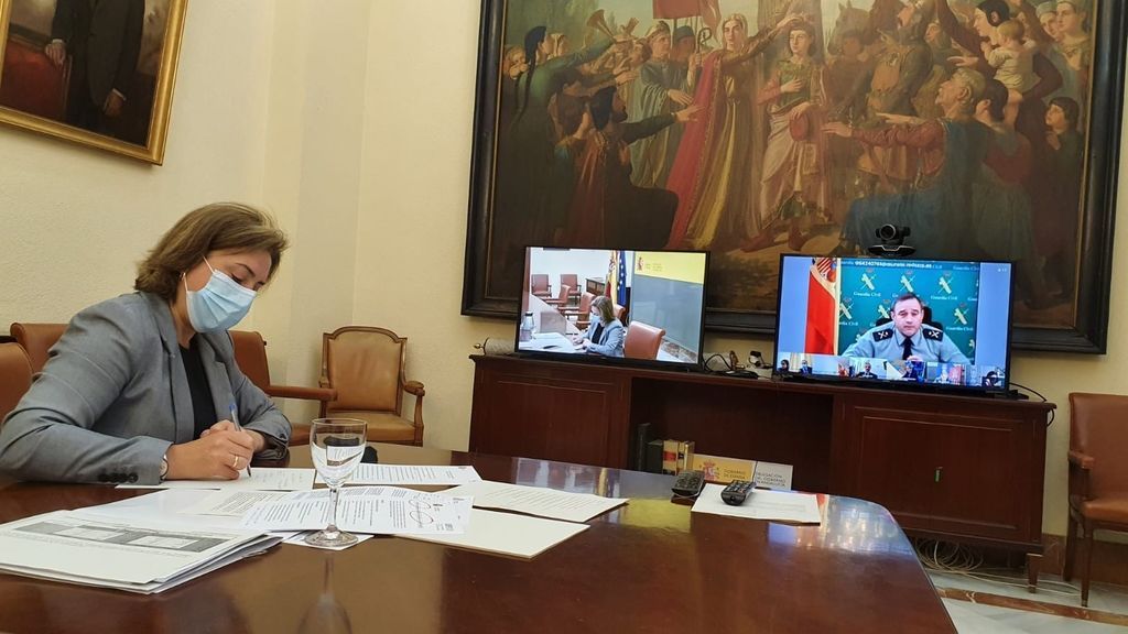 Sandra García en la Mesa de Coordinación Operativa del Plan Especial del Campo de Gibraltar