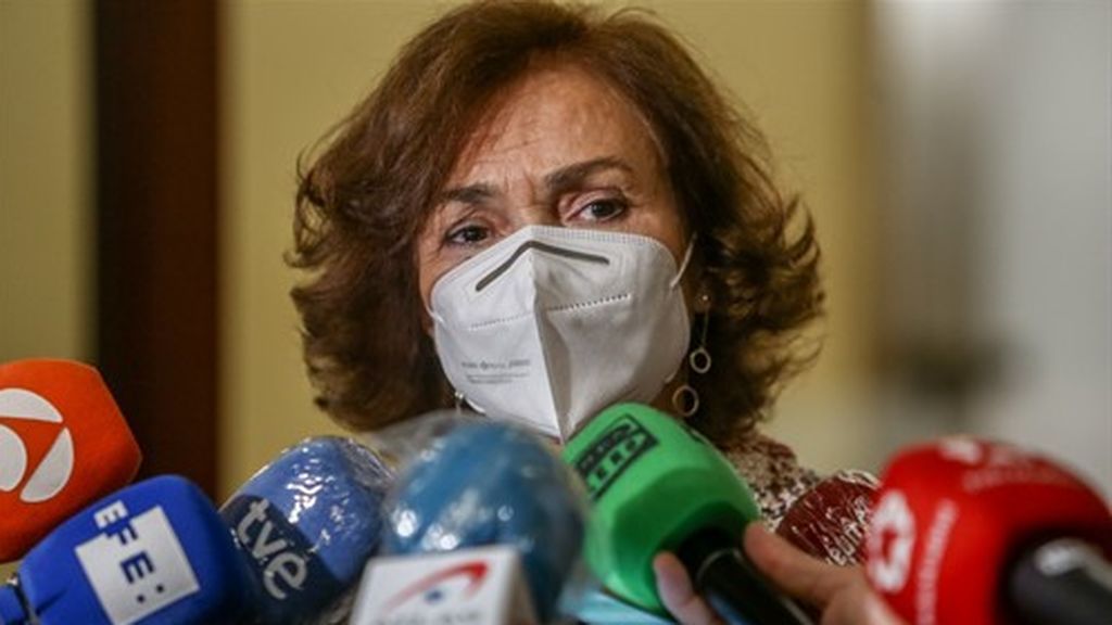 Calvo dice que la bajada del IVA de las mascarillas "es planteable", pero afirma que "este no es el debate" Calvo dice que la bajada del IVA de las mascarillas "es planteable", pero afirma que "este no es el debate"