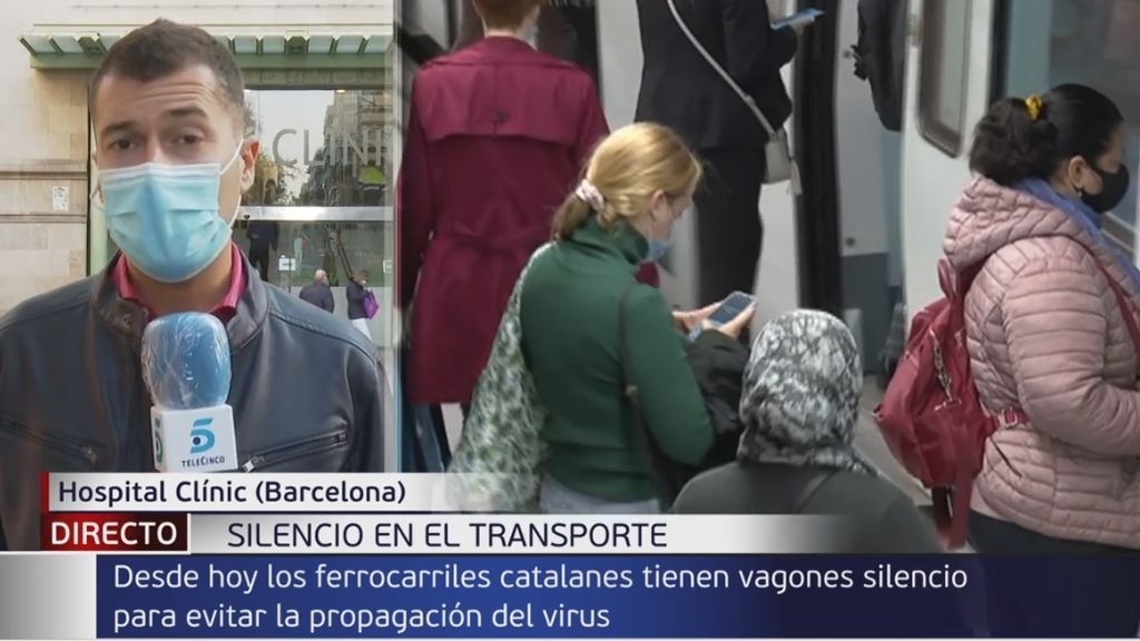 La Generalitat recomienda no hablar en el transporte público para evitar el contagio del coronavirus