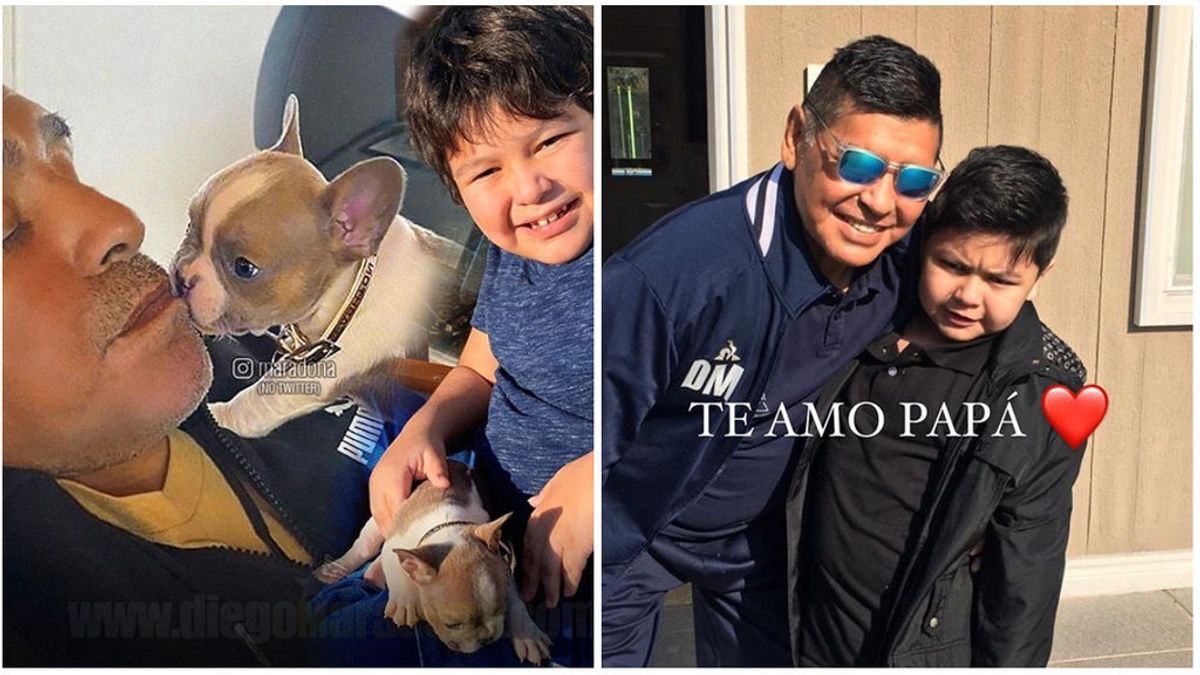 El tierno mensaje del hijo de Maradona, Dieguito Fernando, a su padre: “Recupérate pronto así jugás conmigo” El tierno mensaje del hijo de Maradona, Dieguito Fernando, a su padre: “Recupérate pronto así jugás conmigo”