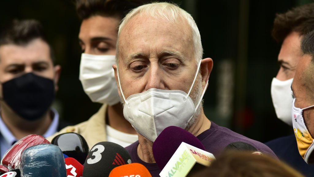 Josep Maria Mainat, a la salida de los juzgados en Barcelona