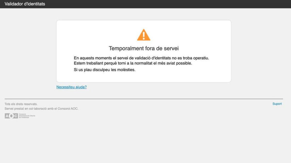 Agotadas las ayudas para autónomos en Cataluña tras el aluvión de peticiones que ha colapsado la web Agotadas las ayudas para autónomos en Cataluña tras el aluvión de peticiones que ha colapsado la web