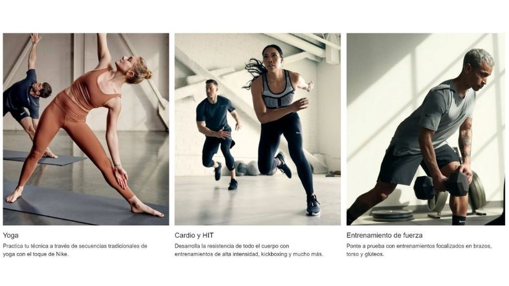 Nike Training Club.