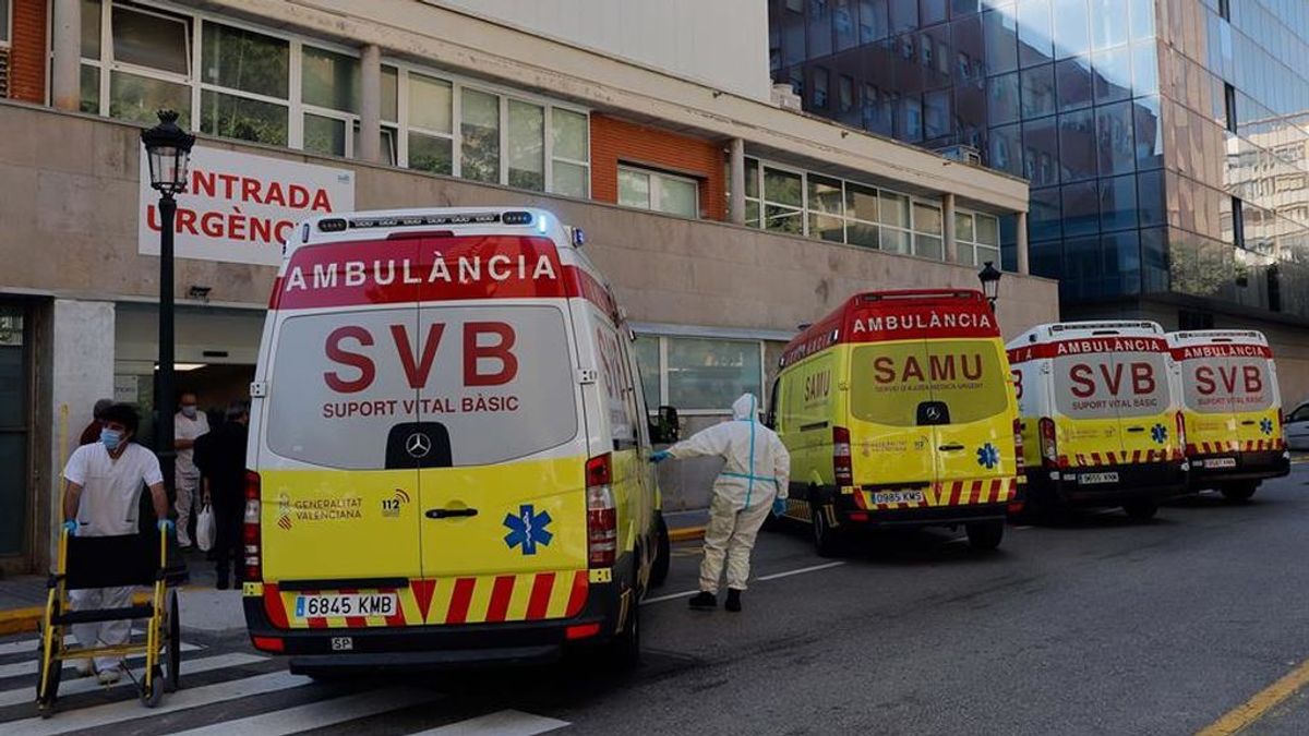 La entrada de urgencias del hospital Clínico de Valencia