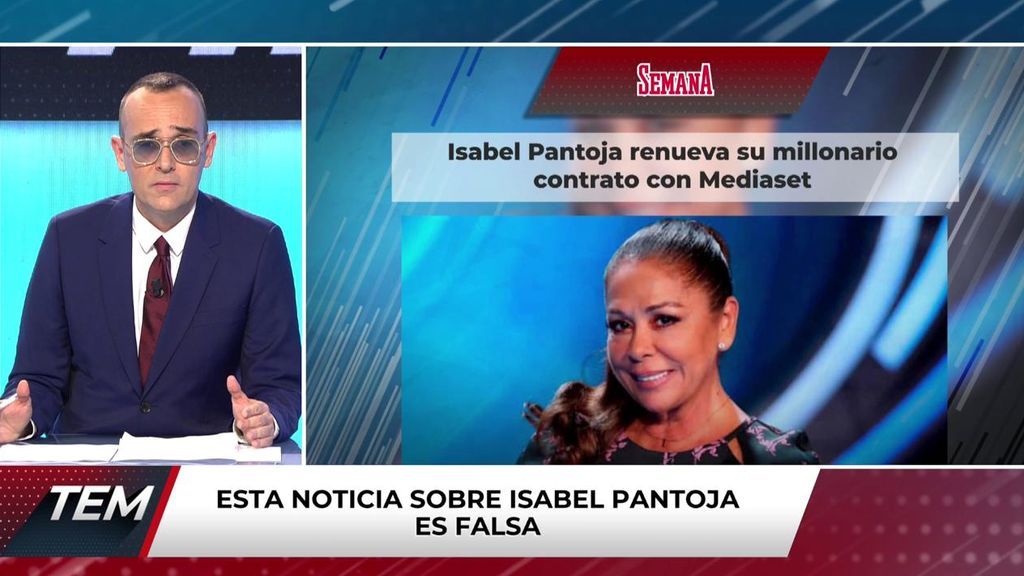 Risto Mejide desmiente que Isabel Pantoja haya renovado un presunto contrario millonario