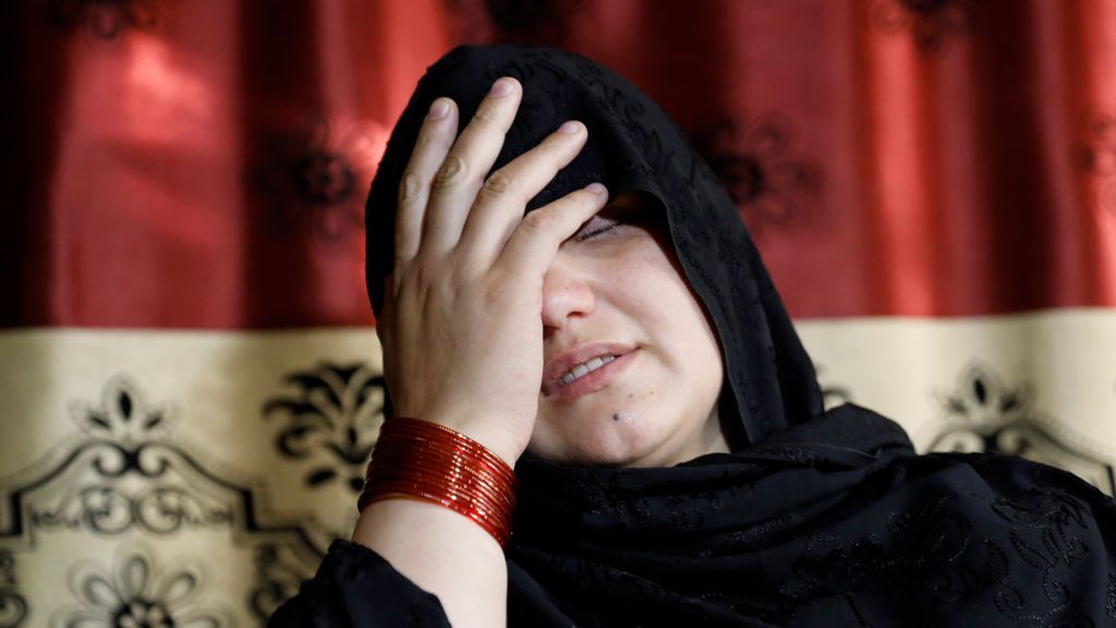 Khatera, la mujer atacada que ha quedado ciega.