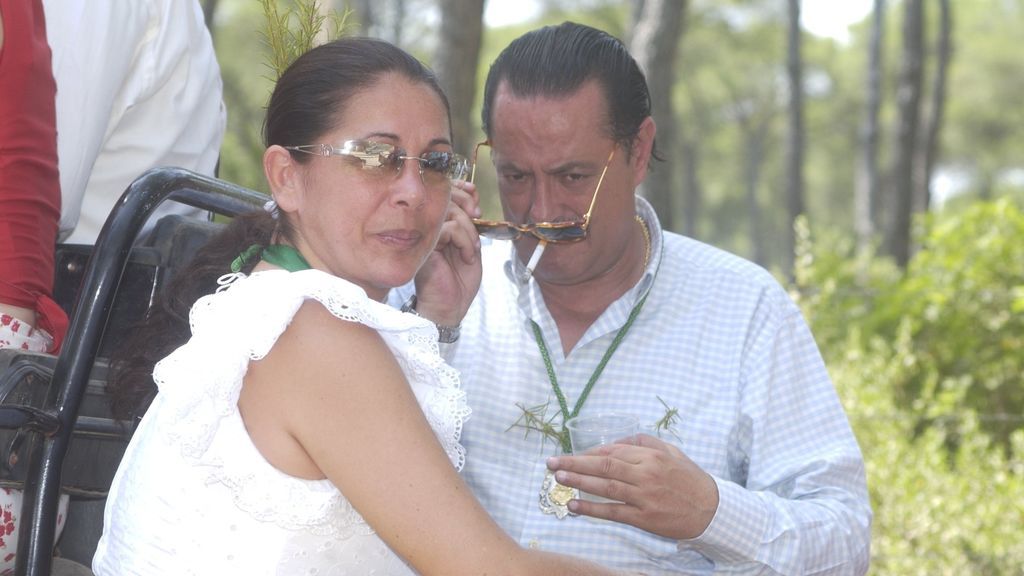Isabel Pantoja y su entonces pareja, Julián Muñoz (2003)