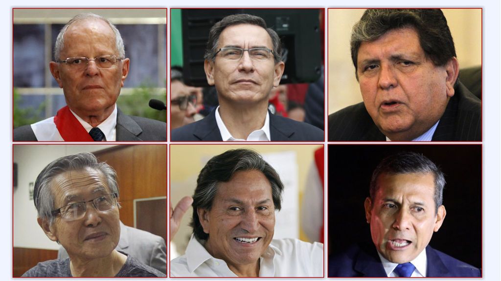 Los seis últimos presidente de Perú, salpicados por escándalos de corrupción Los seis últimos presidente de Perú, salpicados por escándalos de corrupción