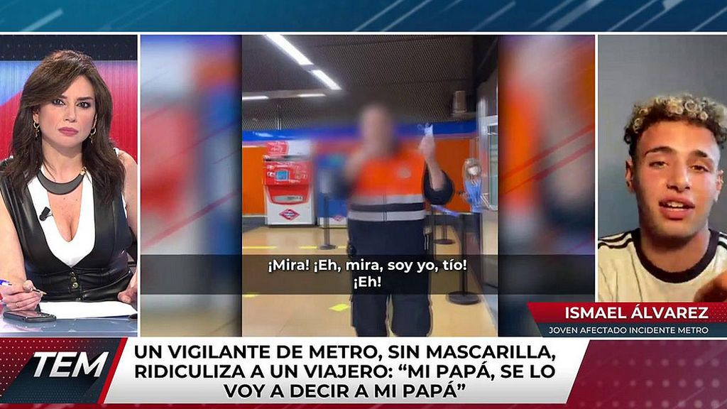 Ismael Álvarez, sobre su enfrentamiento con el vigilante de metro de Madrid despedido