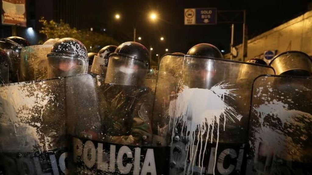 Violentas protestas en Perú contra el nuevo gobierno de Manuel Merino
