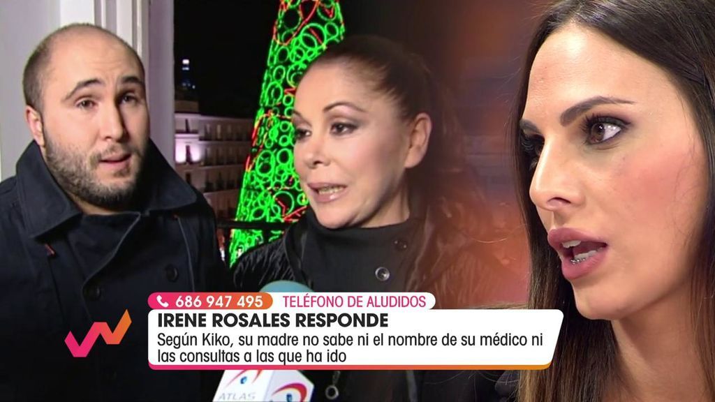 Irene Rosales confirma que Isabel Pantoja no ha estado en su problema con las drogas