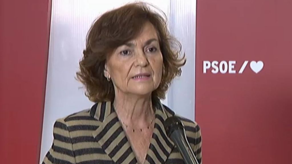 Carmen Calvo asegura que el PP “no quiere que haya presupuestos”