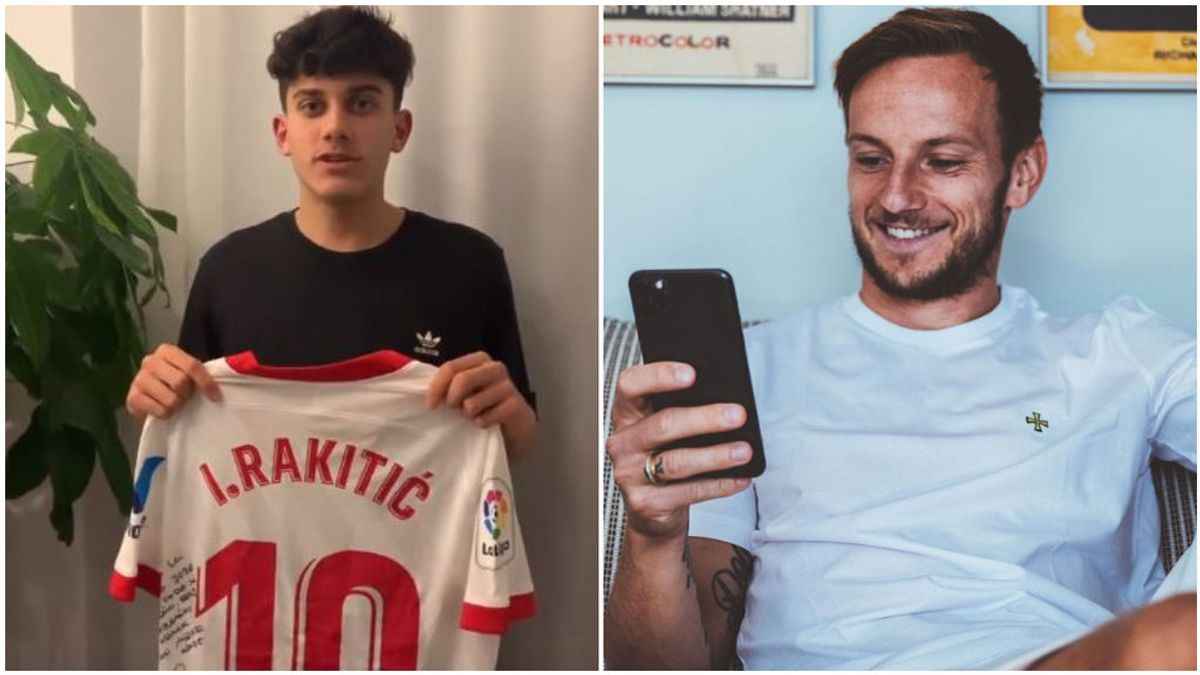José Antonio Reyes e Iván Rakitic, en redes sociales. José Antonio Reyes e Iván Rakitic, en redes sociales.