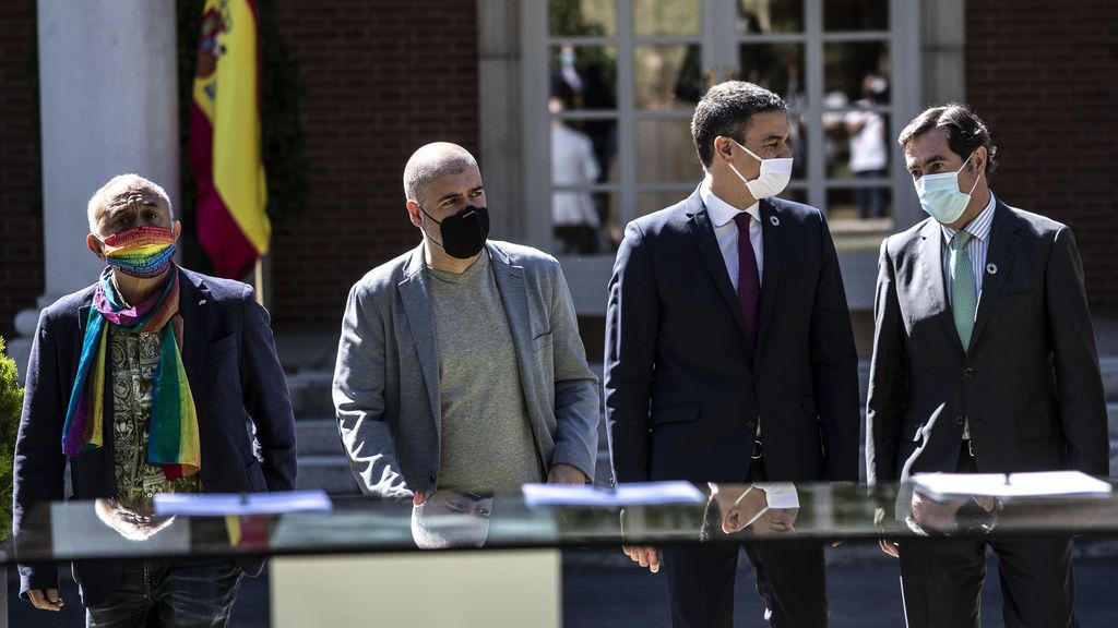 Sánchez se reúne con agentes sociales este lunes para impulsar el diálogo social Sánchez se reúne con agentes sociales este lunes para impulsar el diálogo social